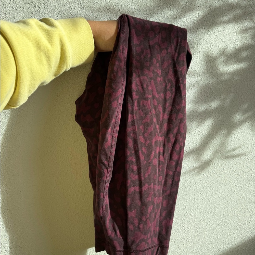 lululemon athletica Purple Patterned Leggings